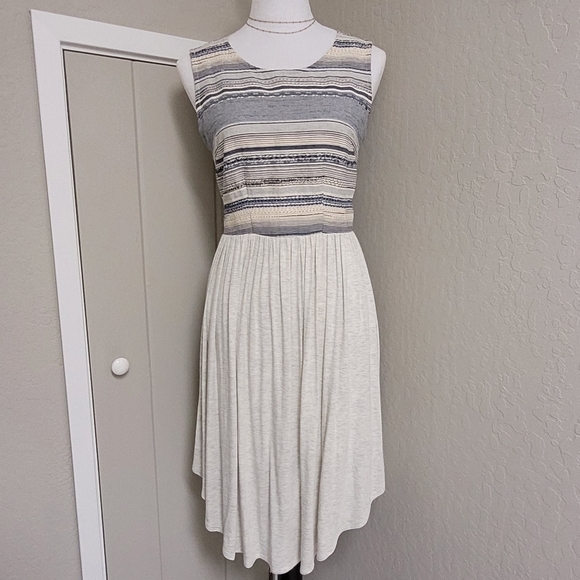 Anthropologie Dolan Left Coast Sabado Dress Asymmetrical in Gray Jersey - Picture 4 of 16